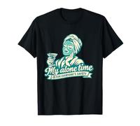 Funny Self Care My Alone Time Is For Everyone's Safety Retro Camiseta