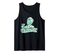 Funny Self Care My Alone Time Is For Everyone's Safety Retro Camiseta sin Mangas