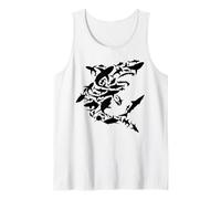 Funny Shark Lover Ocean Animal Marine Biology Week Gift Camiseta sin Mangas