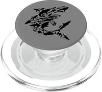 Funny Shark Lover Ocean Animal Marine Biology Week Gift PopSockets PopGrip para MagSafe