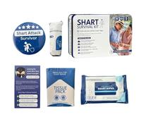 Funny Shart Survival Kit - Hilarious Fake Poop Prank Set, Gag Wet Wipes, Realistic Fart Joke Props, Comedy Reaction Trick Pack for Parties, Travel, Holidays, Family, Friends