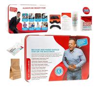 Funny Shárt Survival Kit, with Hilarious Prank Idea, Poop Prank Survival Kit, Doo Doo Disaster Defense, Pranks Gag Gift Set Funny Stocking Stuffers for Men Husband Friends Adults