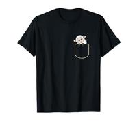Funny Sheep In The Pocket - Bolsillo de cordero de regalo Camiseta