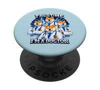 Funny Shiba Inu Dogtor Meme Dog Lover Pet Humor Diseño PopSockets PopGrip Adhesivo