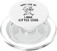 Funny Short Legs Meme Girls Wait For Me - Tengo piernas pequeñas PopSockets PopGrip para MagSafe