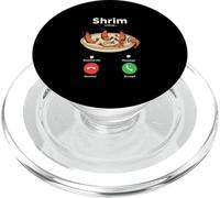 Funny Shrimp Pun Shrim está Llamando Broma Mal escrita PopSockets PopGrip para MagSafe