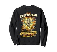 Funny Shut The Main Breaker Off Electrician Humor Sudadera