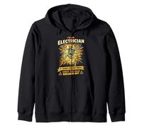 Funny Shut The Main Breaker Off Electrician Humor Sudadera con Capucha