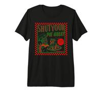Funny Shut Your Pie Hole - Pizza Satan Pi Day Camiseta Premium