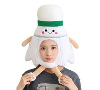 Funny Shuttle Hat, Soft Cosplay Headwear Costume Piece, 16,54 x 19,69 pulgadas Sport Theme with Lightweight Foam Structure, Plush Fabric Headgear Build, Novelty Design Style for Party School Event Use