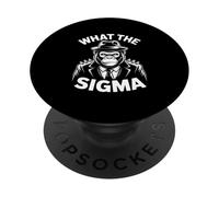 Funny Sigma Gorilla Lo Que Dice el sarcástico PopSockets PopGrip Adhesivo