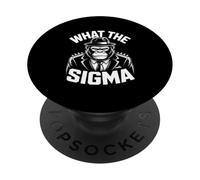 Funny Sigma Gorilla Lo Que Dice el sarcástico PopSockets PopGrip Adhesivo