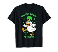 Funny Silliest Goose At The Pub Día de San Patricio Camiseta