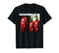 Funny Silly AI Apple Gen z Meme BrainRot Humor Gemelos Bros Camiseta