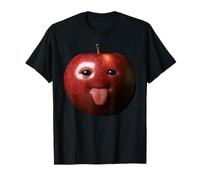 Funny Silly AI Apple Gen z Meme BrainRot Humor Lengua Fuera Camiseta