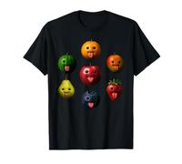 Funny Silly AI Apple Gen z Meme BrainRot Humor Lengua Fuera Camiseta