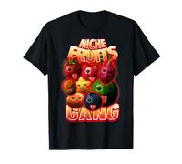 Funny Silly AI Fruits Gen z Meme BrainRot nicho Frutas pandilla Camiseta