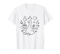 Funny Silly Goose Matcha Coffee Camiseta