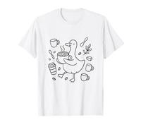 Funny Silly Goose Matcha Latte Geese Lover for Men Women Camiseta