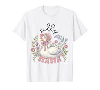 Funny Silly Mama Goose Mom Día del Padre Fiesta Familiar a Juego Camiseta