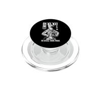 Funny Silly Seagull Fighter Pilot Bird Roba Tus Papas Fritas PopSockets PopGrip para MagSafe
