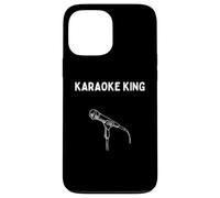 Funny Singing Karaoke King Hombres Mujeres Niños Carcasa para iPhone 13 Pro Max