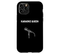 Funny Singing Karaoke Queen Hombres Mujeres Niños Carcasa para iPhone 11 Pro