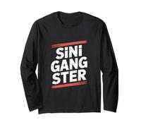 Funny Sini Gang Ster Saying Street Filipino Mujeres Hombres Manga Larga