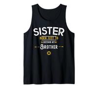 Funny Sister Nacido solo para molestar a mi hermano Camiseta sin Mangas