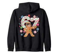 Funny Six Seven 6 7 Christmas Meme Hombre de Jengibre Sudadera con Capucha