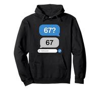 Funny Six Seven 6 7 Meme 67 Pregunta entregada Tendencia Viral Sudadera con Capucha