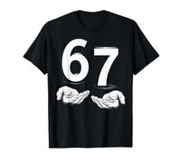 Funny Six Seven 6 7 Meme Gen Alpha Slang 6 7 Hands Camiseta