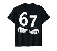 Funny Six Seven 6 7 Meme Gen Alpha Slang 6 7 Hands Camiseta