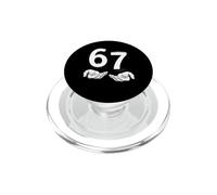 Funny Six Seven 6 7 Meme Gen Alpha Slang 6 7 Hands PopSockets PopGrip para MagSafe