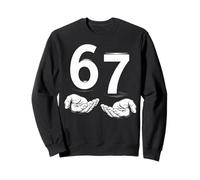 Funny Six Seven 6 7 Meme Gen Alpha Slang 6 7 Hands Sudadera