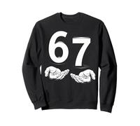 Funny Six Seven 6 7 Meme Gen Alpha Slang 6 7 Hands Sudadera
