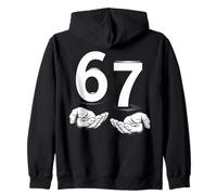 Funny Six Seven 6 7 Meme Gen Alpha Slang 6 7 Hands Sudadera con Capucha