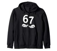 Funny Six Seven 6 7 Meme Gen Alpha Slang 6 7 Hands Sudadera con Capucha
