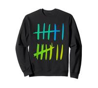 Funny Six Seven 67 Meme Tally Marks 6 7 Numbers Sudadera