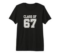 Funny Six Seven Class of 67 Graduation Meme Gen Alpha Slang Camiseta Premium
