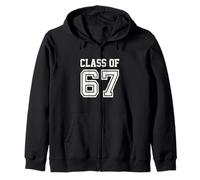 Funny Six Seven Varsity Class of 67 Meme Gen Alpha Slang Sudadera con Capucha