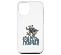Funny Skater Raccoon Trasher Skateboard Men Women Kids Carcasa para iPhone 12/12 Pro