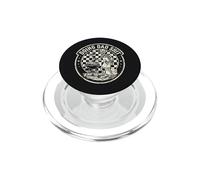 Funny Skeleton Grilling Dad Día del Padre BBQ Humor tee 1 PopSockets PopGrip para MagSafe