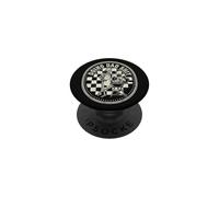 Funny Skeleton Grilling Dad Día del Padre BBQ Humor tee 4 PopSockets PopGrip Adhesivo