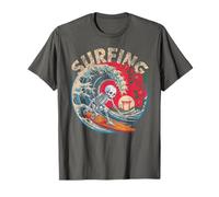 Funny Skeleton Surfing o Die Surfer Dia De Los Muertos Surf Camiseta