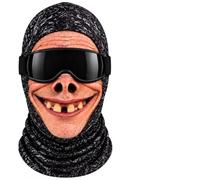 Funny Ski Mask for Men, Old Man Ski Mask with Realistic Face Print | Old man face design turns a simple hood into a character accessory for Halloween, themed parties and photo moments