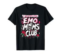 Funny Skull Emo Moms Club Nunca Fue Una Fase Divertido Mamá Camiseta