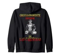 Funny Skull Mexican Skeleton Sudadera con Capucha