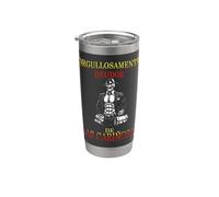 Funny Skull Mexican Skeleton Vaso térmico de acero inoxidable de doble pared