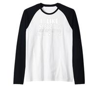 Funny Sleep Lover I Like Sleeping I Just Don't Like You Camiseta Manga Raglan